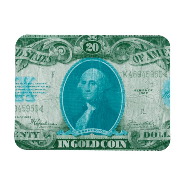 Modern valuta V Magnet (Horisontell)