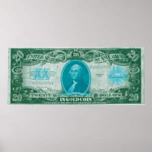 Modern valuta V Poster