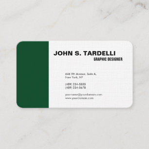 Modern vanlig Elegant - minimalistisk Grönt av sko Visitkort