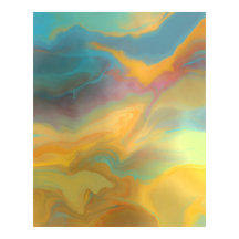 Modern Vår Färg Abstrakt Painting Art