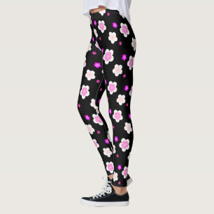 Modern Vår-vattengradient lila mönster Leggings