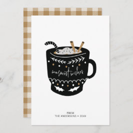 Modern varmaste Önskemål Hett Cocoa Julkort