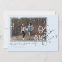 Modern vårt Äventyr börjar spara datumfoto