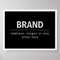 Modern varumärke eller Business Namn | Svartvitt