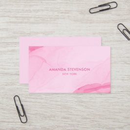 Modern vattenfärgad abstrakt II Visitkort