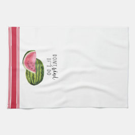 Modern vattenfärgad vattenmelonkökshandduk kökshandduk