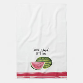 Modern vattenfärgad vattenmelonkökshandduk kökshandduk