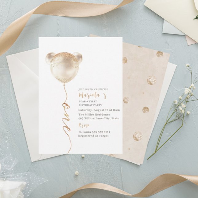 Modern vattenfärgsbälte en födelsedag inbjudningar (Skapare uppladdad)