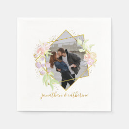 Modern vattenfärgsfoto pappersservett