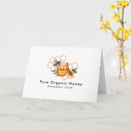 Modern vattenfärgshoneycombi med bivikt kort