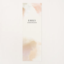 Modern vattenfärgsminimal rosa av elegant yoga