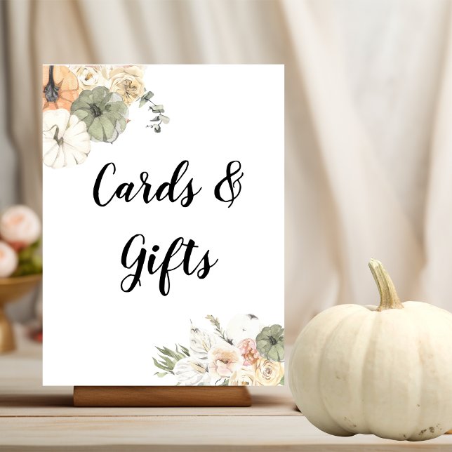 Modern vattenfärgspumpor och blommor poster (Skapare uppladdad)