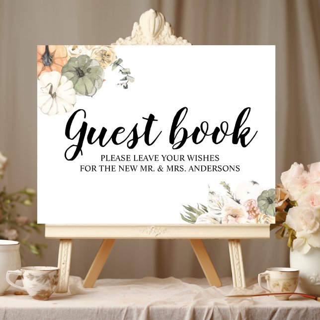 Modern vattenfärgspumpor och blommor poster (Skapare uppladdad)