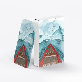 Modern vattenfärgstyp Se World Quote Casinokort