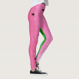 modern vattenmelon Skriv ut Leggings