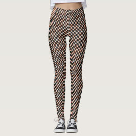 Modern vävd abstrakt geometrisk mönster 1277 leggings