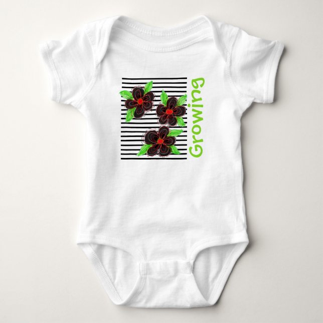 Modern växande Baby-utrustning Tee (Framsida)