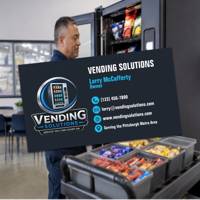 Modern Vendingmaskin Visitkort (Skapare uppladdad)