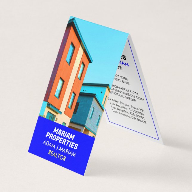 Modern verklig Gods Agent (QR-foto), glödgad Visitkort (Framsida)