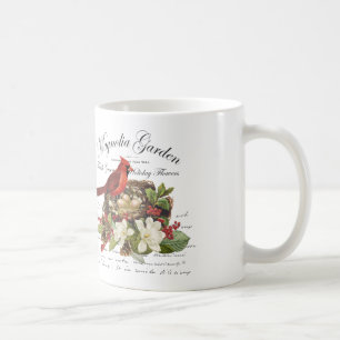 Modern vetage jul-kardinal kaffemugg