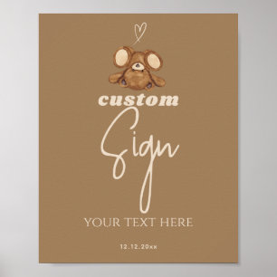 Modern vi kan tidigt vänta på babydusch poster