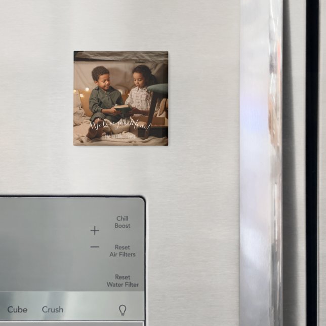 Modern Vi Kärlek You Mamma Photo Magnet (In Situ (Fridge))