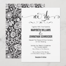 Modern vi skriver bröllopsinbjudan