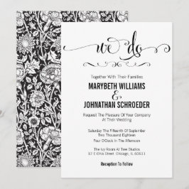 Modern vi skriver bröllopsinbjudan inbjudningar