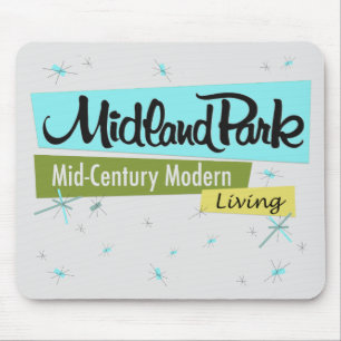 Modern Vibe Mouse Pad för halvsekel Musmatta