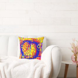 Modern Vibrant Abstracts Art Kudde