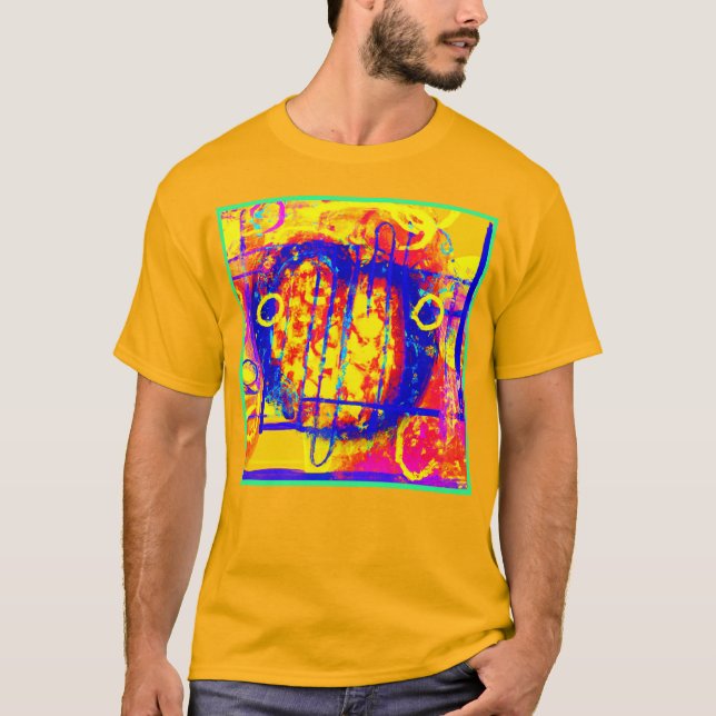 Modern Vibrant Abstracts Art T Shirt (Framsida)