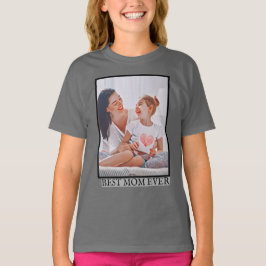 Modern vibrant color mother photo art t shirt