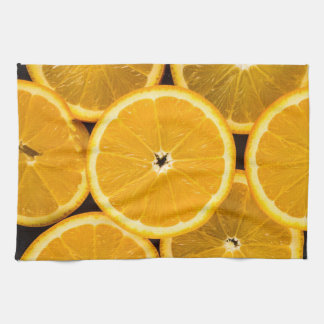 Modern Vibrant Orange Citrus Fruit Kitchen Decor Kökshandduk