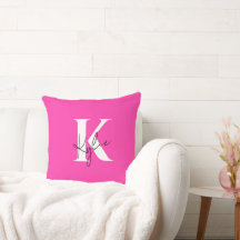 Modern Vibrant Personlig Monogram Namn -