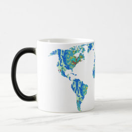 Modern Victorian World Map | World Traveler Mugg