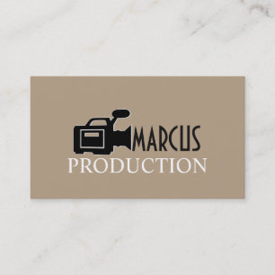 Modern videograf, filmproduktioner visitkort