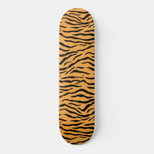 Modern Vild Tiger Mönster Skateboard