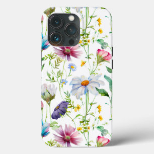 Modern vilda blommor mönster