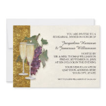 Modern Vin Champagne Glass Teme Rehearsal Dinner