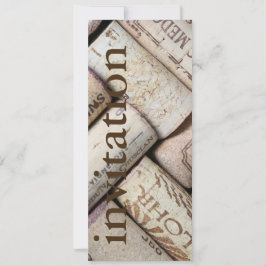 modern vin-kork - möhippa för vinetstring inbjudningar