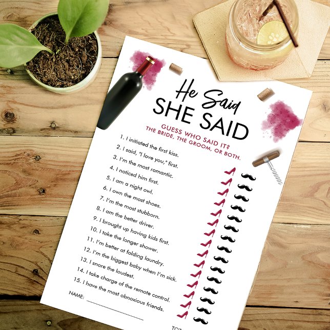 Modern Vin sa att hon sa: "Spelkort" (Skapare uppladdad)