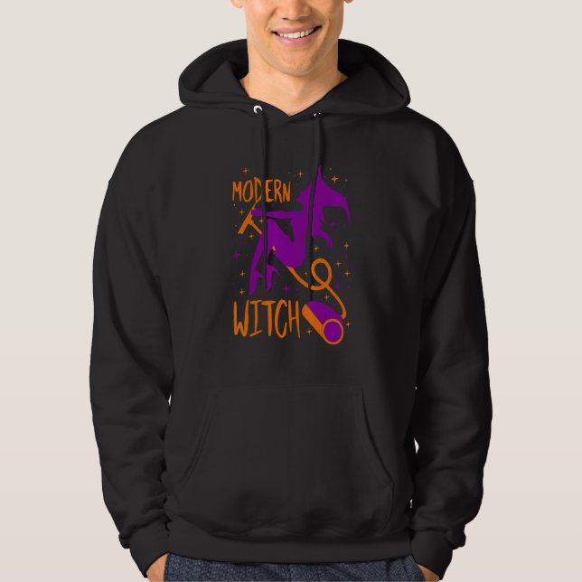 Modern vinkling som flyter utan rum om flyget pass hoodie (Framsida)