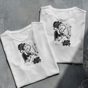 Modern vinklingsposition t shirt