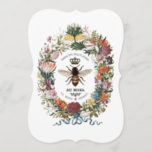MODERN VINTAGE BOTANICAL QUEEN BE INBJUDNINGAR