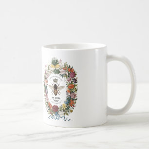 MODERN VINTAGE BOTANICAL QUEEN BE KAFFEMUGG
