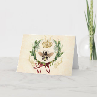Modern Vintage Botanical Queen Bee Kort