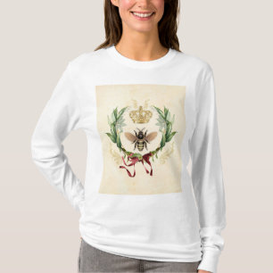 Modern Vintage Botanical Queen Bee T Shirt
