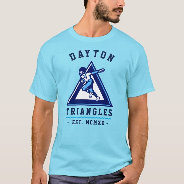 Modern Vintage Dayton Triangles T Shirt (Framsida)