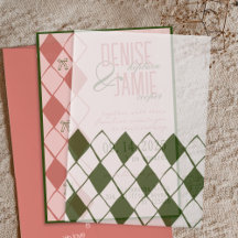 Modern Vintage Emerald Grönt Mysigt Argyle Bröllop