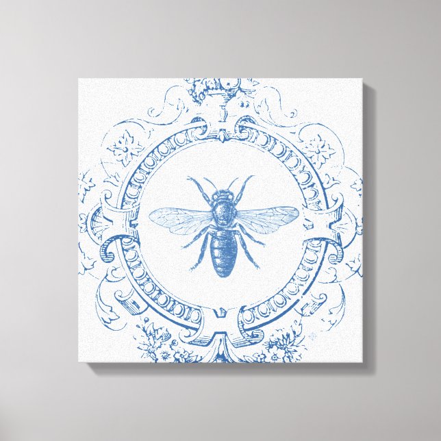 Modern Vintage Fransk-bigård Canvastryck (Framsida)